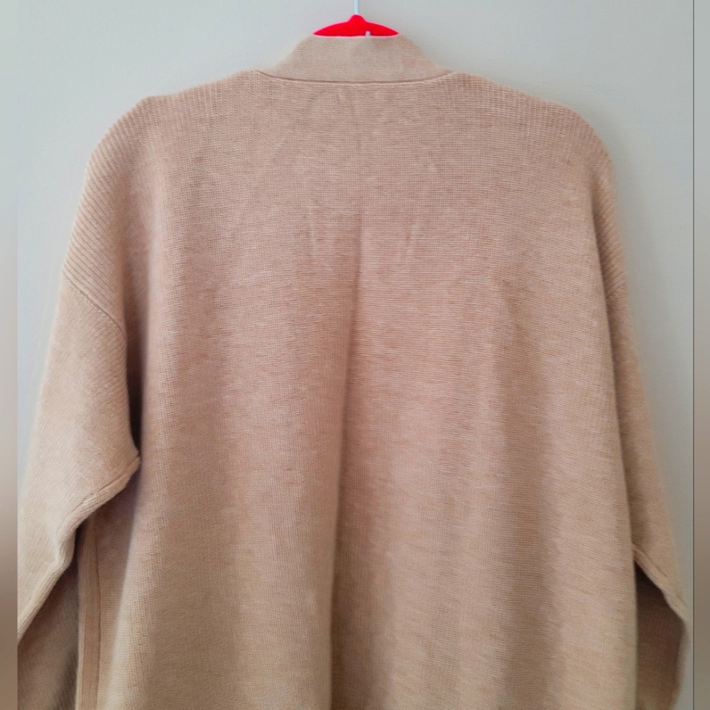 NWT Crewcuts Girls Long Cardigan Sweater with PINK Faux Fur Pockets 16(Girl) - Picture 8 of 13